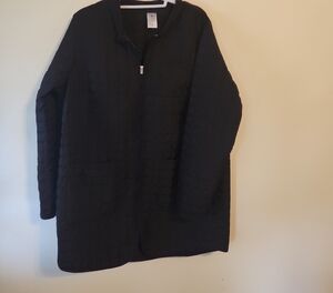 Athletic Works Black Quilted Jacket